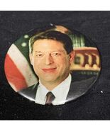 Al Gore Portrait Presidential Election Campaign Button Pin KG Political ... - €6,83 EUR