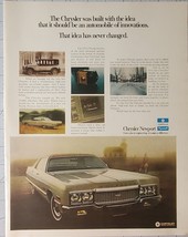 1973 Chrysler Newport Automobile Magazine Ad December 1972 - £10.98 GBP