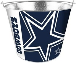 NFL &quot;GAME DAY&quot; 5QT Hype Ice Bucket-Dallas Cowboys 5qt ice beer condiment MLB - £19.16 GBP