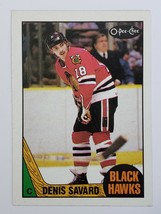 1987 - 1988 Denis Savard O-PEE-CHEE Nhl Hockey Card Opc Blackhawks # 127 Vintage - £4.71 GBP