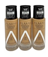 (3) Almay Skin Perfecting Comfort Matte Foundation Makeup, 220 Warm Cashew - $19.99