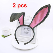 2PCS Plush Bunny Ears Cute Easter Bunny Headband for Party Favors Easter Holiday - £6.65 GBP