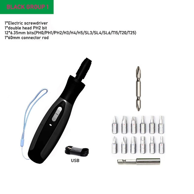 Electric Screwdriver Cordless 2000mAh Rechargeable Battery Power tools s... - $7,067.15 MXN