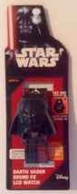 Star Wars Darth Vader Sound Fx Lcd Watch - New - Time For Dark Side! - £9.78 GBP