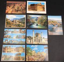 9 Diff Modern Lebanon Postcard Lot Byblos Baalbeck Bacchus Damour Beirut - £14.51 GBP