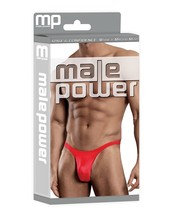 Male Power Satin Bong Thong Red S/M - $17.67