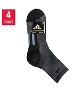 Men&#39;s adidas High Quarter Athletic Performance Compression Socks, 4 Pair - $32.86 CAD