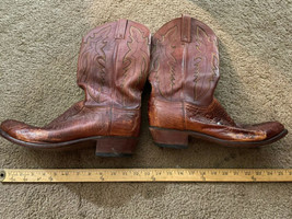 Lucchese 1883 Ostrich Leg Cowboy Boots Men’s 10  2 E - £312.12 GBP