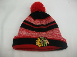 Chicago Blackhawks NHL Hockey Winter Hat Toque Beanie Stocking Cap - £15.75 GBP