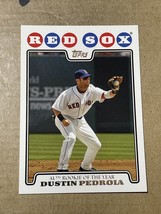2008 Topps Dustin Pedroia Rookie Of The Year #178 Red Sox - £2.10 GBP