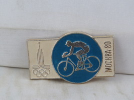 Vintage Summer Olympic Pin - Moscow 1980 Cycling - Stamped Pin - $20.53 CAD