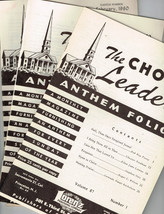The Choir Leader, January 1960, February 1960, March 1960 w/ Fourfold Am... - £6.29 GBP