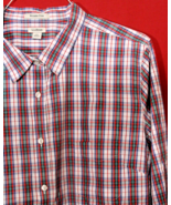 LL Bean Womens WRINKLE FREE Tartan Plaid Shirt Plus 3X Button Up Blouse ... - €27,37 EUR