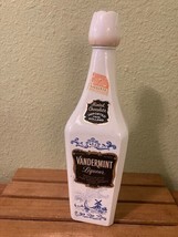 Windmill Wine Decanter Empty liquor  Bottle blue white decor - €7,41 EUR