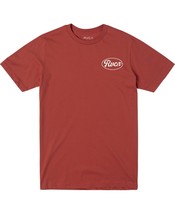 RVCA Mens Mudflapp Logo Graphic T-Shirt,Warm Red,Medium - £23.70 GBP