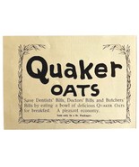 Quaker Oats Cereal Health 1894 Advertisement Victorian Hot Cereal ADBN1pp - $372.93 MXN