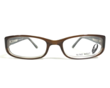 Nine West Petite Small Eyeglasses Frames NW143 0FC4 Brown Rectangular 47... - $46.53