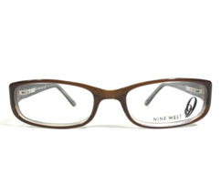 Nine West Petite Small Eyeglasses Frames NW143 0FC4 Brown Rectangular 47-16-125 - £36.58 GBP