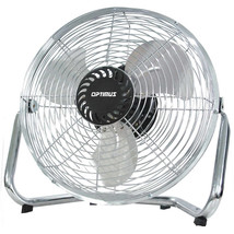 Optimus 12 in Industrial Grade High Velocity Fan w Chrome Grill - £51.16 GBP