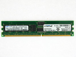 CT12872Y335.K18LF4KY 1GB Crucial PC2700 DDR-333MHz ECC Registered CL2.5 ... - $63.25