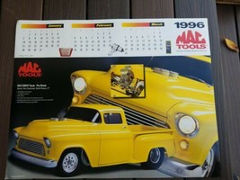 1995 MAC Tools Color Glossy Poster 1955 Chevy Pro Street Truck - £10.24 GBP