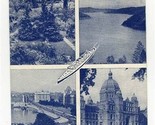 1937 Victoria Vancouver Island Brochure Canadian Pacific Puget Sound Bla... - $49.45