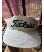 NEW Titleist Tour Visor White/Black Adjustable Golf Visor - $45.81 CAD