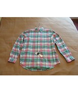Ralph Lauren 100% Cotton Long Sleeve Plaid Shirt L Classic Fit Oxford NWTs - £54.84 GBP