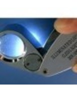 Jeweler&#39;s Loupe 4 Gem Magnifying Glass 30x w/ LED LIGHT - $5.41 CAD