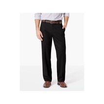 Men&#39;s Dockers Stretch Easy Khaki Relaxed-Fit Flat-Front Pants, 42 X 30, Black - £18.26 GBP