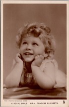 UK H.R.H. The Princess Elizabeth A Royal Smile Real Photo c1936 Postcard Z6 - £10.31 GBP