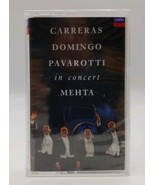 NEW: Carreras Domingo Pavarotti in Concert MEHTA (Cassette 1990 )  - $17.78