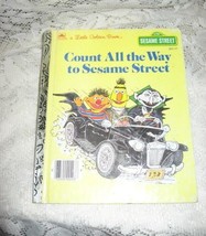 Golden Book-Count All the Way to Sesame Street - 1988 - £3.21 GBP