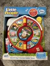 Fisher-Price See N Say Little People Toddler Learning Toy The Farmer Eddie Says - £27.78 GBP
