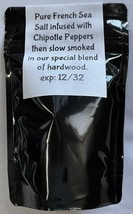 Smoked French Sea Salt With Chipotle Pepper 6 Oz Resealable Pouch - $4.35