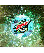 Mountain Mt Mtn Dew Baja Blast Snowflake Lit Holiday Christmas Tree Orna... - €14,00 EUR
