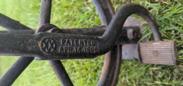 Antique Watchmaker's Jeweler's Lathe Flywheel Kick Fly Wheel Treadle Tool image 7