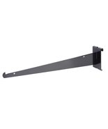 Deluxe 14&quot; Shelf Bracket for Grid Panels Box of 48, Black - £87.28 GBP