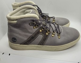 Men's Timberland ankle boot Gray size 11 Hiking casual outdoor. - £26.75 GBP