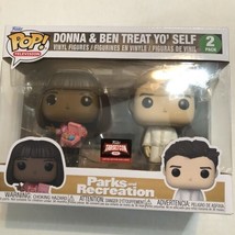 Funko Pop! Parks and Rec Donna &amp; Ben Treat Yo&#39; Self TargetCon Limited Ed... - £24.65 GBP