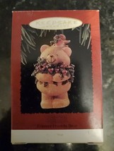 Hallmark Keepsake 1995 Forever Friends Bear Teddy Christmas Ornament Vtg New - £7.58 GBP