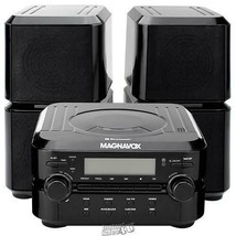 Magnavox-Mini Shelf System 16"Lx5.2"Dx7.6"H Includes Remote AC Powered - £41.08 GBP