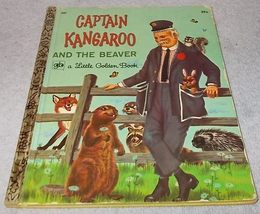  Little Golden Book Captain Kangaroo and the Beaver #427 1972 - £5.59 GBP