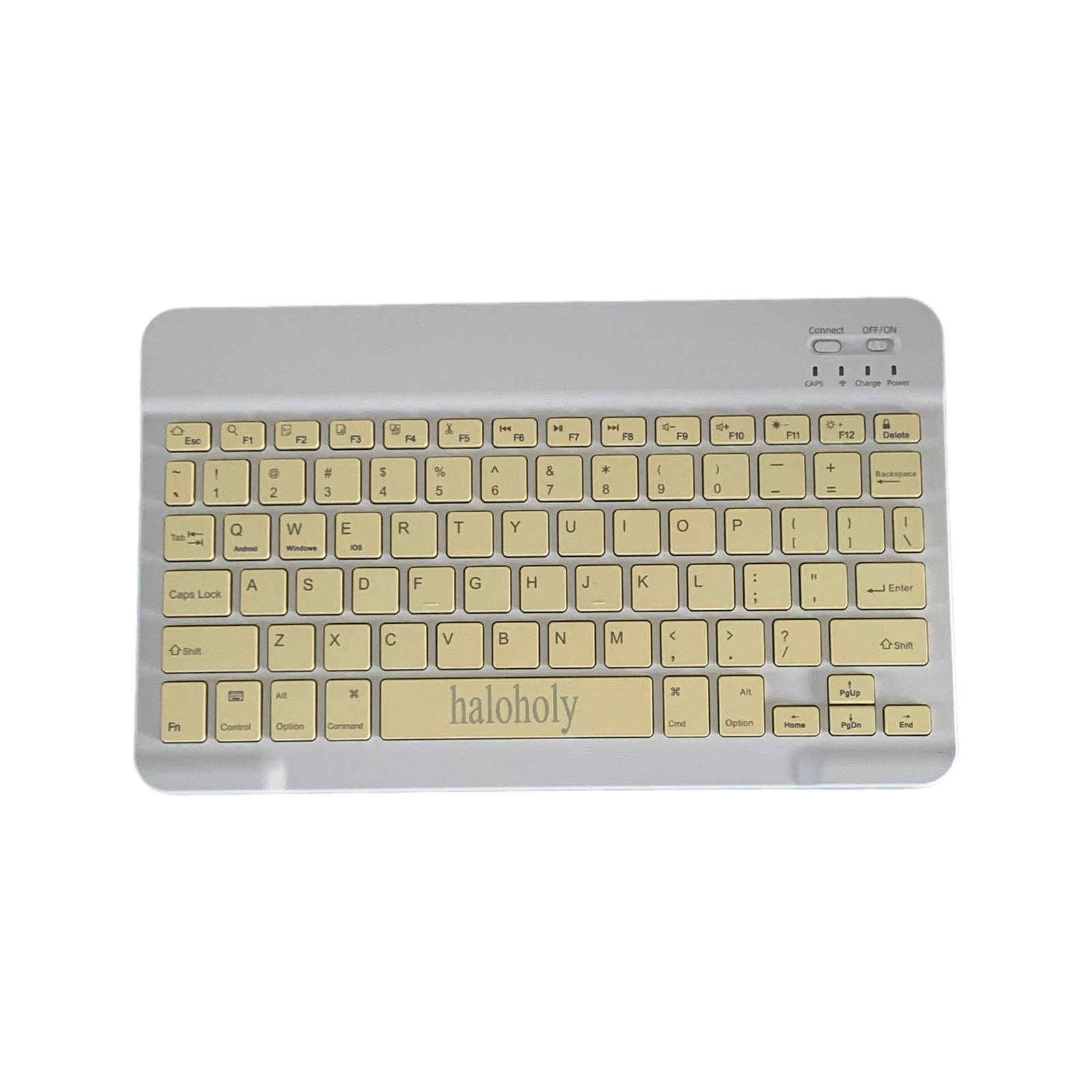 haloholy Ultra thin portable wireless keyboard - $23.68