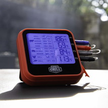 Expert Grill Four Probes Waterproof BBQ Grilling Thermometer - £27.44 GBP