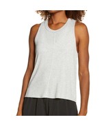 Zella Favorite Rib Tank Light Heather Gray Plus Size XXL NEW - $576.19 MXN