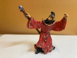 Vintage Resin Wizard Figurine Collection Mystical Fantasy Sorcerer 3&quot; - $5.20