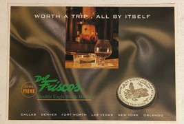 1992 Del Frisco&#39;s Double Eagle Steak House Vintage Print Ad Advertisemen... - £6.19 GBP