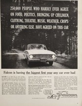 1960 Print Ad Ford Falcon Most Successful New Car Snoopy Cartoon Character - £13.40 GBP