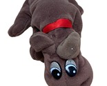 Tonka Pound Puppies Baby Chocolate Brown Dog  8 inches Vintage - $6.69